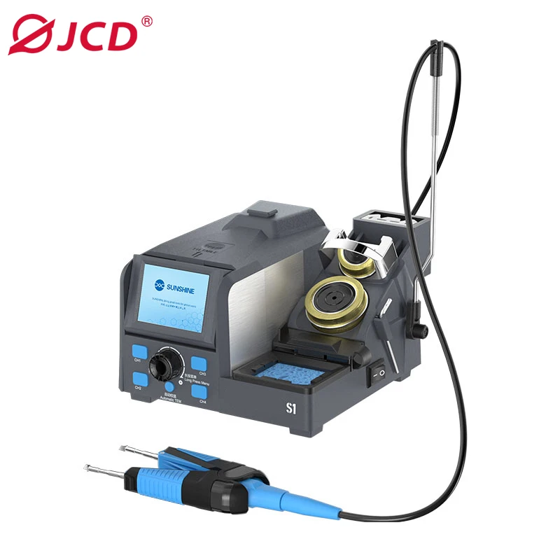 S1 Multi-purpose Tweezers Soldering Station Smart Display Auto Temp Calibration 4Memory Channels For BGA Micro Component Welding
S1 Multi-purpose Tweezers Soldering Station Smart Display Auto Temp Calibration 4Memory Channels For BGA Micro Component Welding