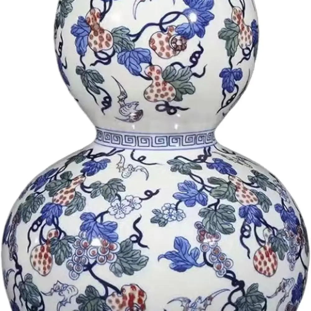 Blue and White Floral Antique-Style Porcelain Jar with Lid, Suitable for Planters, Home and Outdoor Decorative Centerpiece
Blue and White Floral Antique-Style Porcelain Jar with Lid, Suitable for Planters, Home and Outdoor Decorative Centerpiece