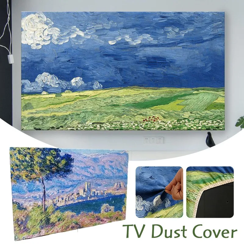 TV Screen Dust Proof Cover Landscape Slipcover Elastic Household LCD Dust Cover Dustproof and Sun Protection TV Dust Cloth New
TV Screen Dust Proof Cover Landscape Slipcover Elastic Household LCD Dust Cover Dustproof and Sun Protection TV Dust Cloth New