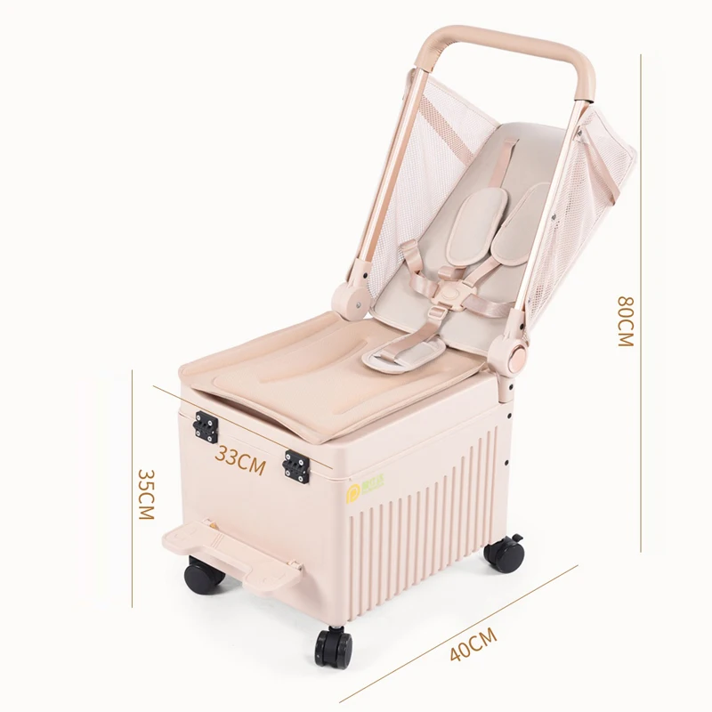 New Children's Luggage Convertible Sit-and-Lie Cabin Travel Suitcase Shopping Cart with One-Button Folding for Baby Trolley Case
New Children's Luggage Convertible Sit-and-Lie Cabin Travel Suitcase Shopping Cart with One-Button Folding for Baby Trolley Case
