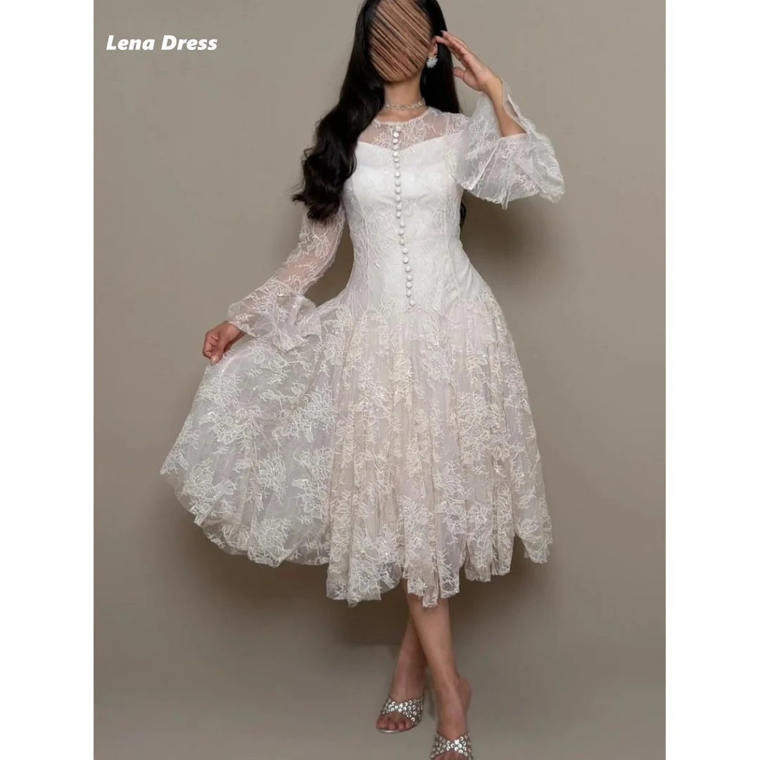 Lena Customized Evening Dresses Woman Elegant Woman Dress Lace Line A Special Occasion Dresses for Special Occasions Wedding
Lena Customized Evening Dresses Woman Elegant Woman Dress Lace Line A Special Occasion Dresses for Special Occasions Wedding