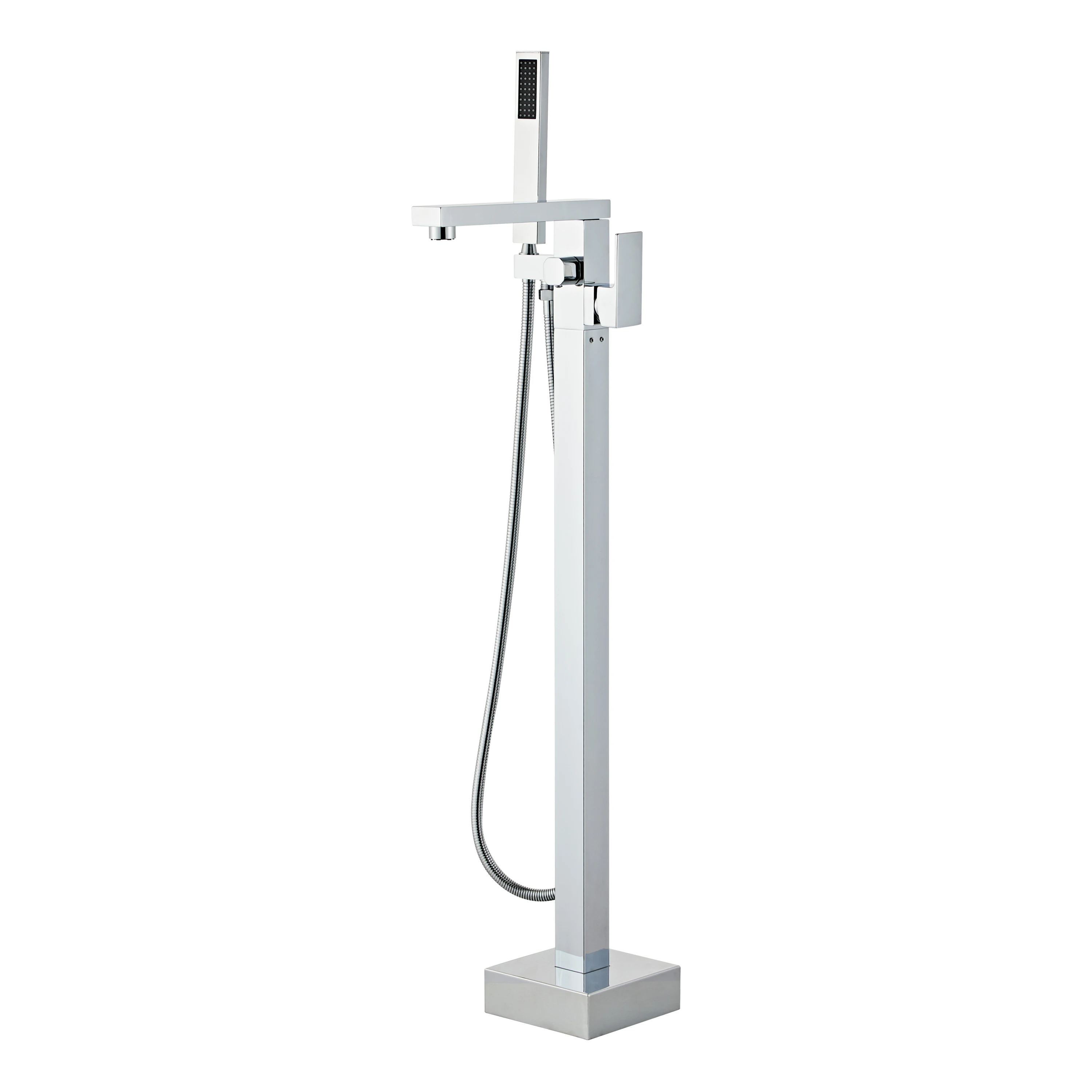 Bath Shower Faucet Brass Square Floor Mounted Chrome Chrome Multi-color Freestanding Chuveiro Shower Bathtub Faucet
Bath Shower Faucet Brass Square Floor Mounted Chrome Chrome Multi-color Freestanding Chuveiro Shower Bathtub Faucet