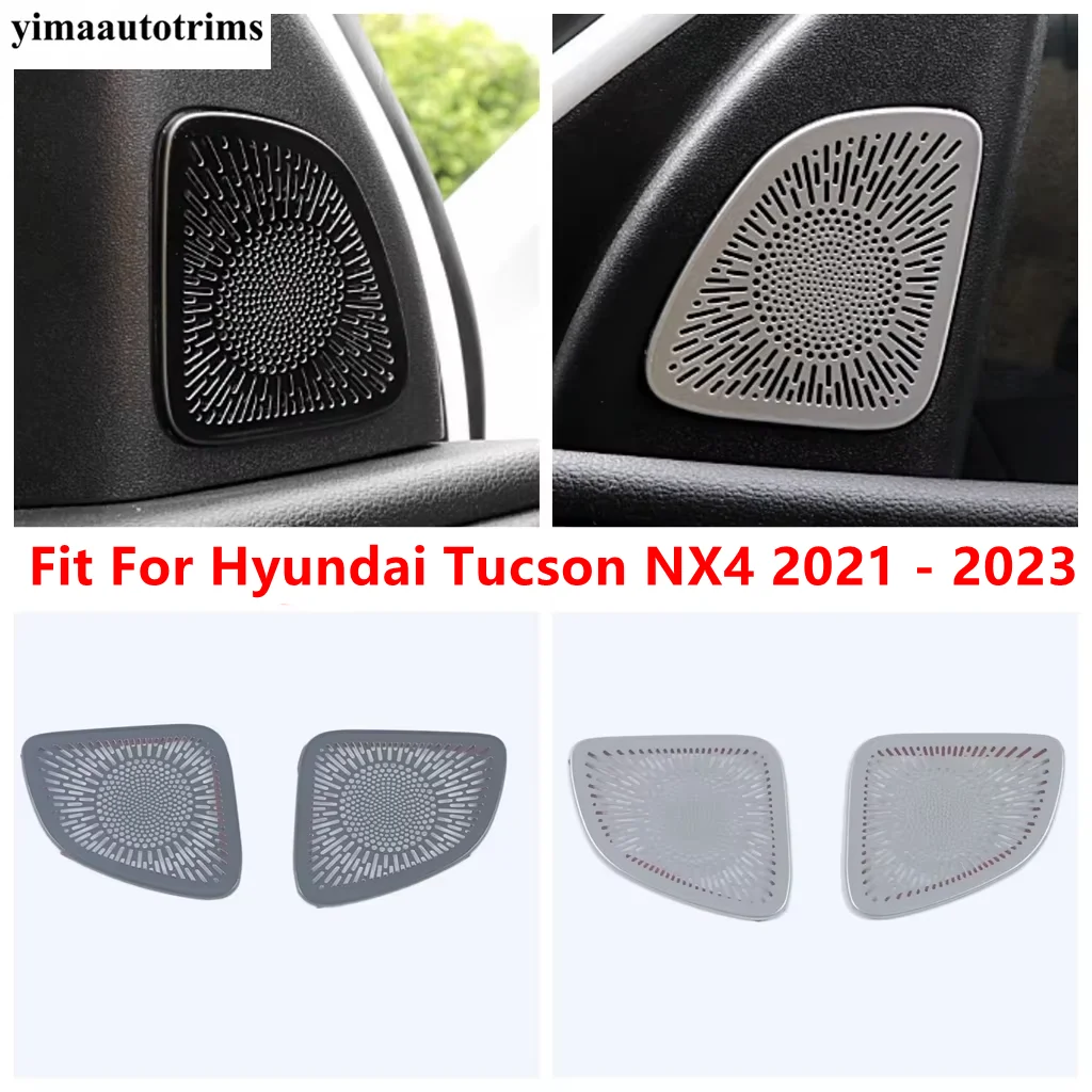 For Hyundai Tucson NX4 2021 - 2023 Car Front Pillar A Speaker Audio Sound Frame Cover Trim Stainless Steel Accessories Interior
For Hyundai Tucson NX4 2021 - 2023 Car Front Pillar A Speaker Audio Sound Frame Cover Trim Stainless Steel Accessories Interior