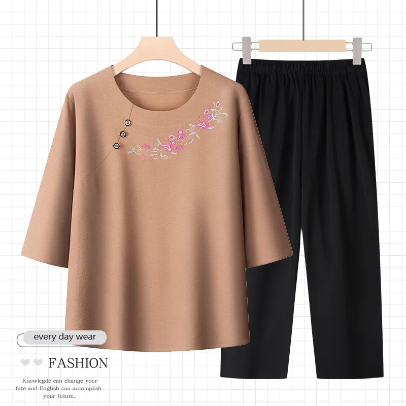XL-4XL комплект одежды для сна для бабушки, новые женские пижамы, весенне-осенняя ночная рубашка, домашний костюм, повседневные свободные пижамы для мамы, одежда для сна
XL-4XL комплект одежды для сна для бабушки, новые женские пижамы, весенне-осенняя ночная рубашка, домашний костюм, повседневные свободные пижамы для мамы, одежда для сна