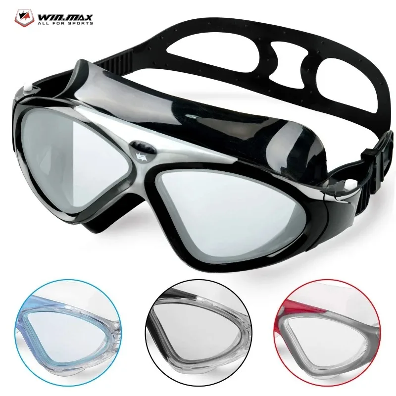 Win.Max Large Frame Swimming Goggles Anti Fog Waterproof Silicone Strap Swim Glasses for Men Women Outdoor Water Sports
Win.Max Large Frame Swimming Goggles Anti Fog Waterproof Silicone Strap Swim Glasses for Men Women Outdoor Water Sports