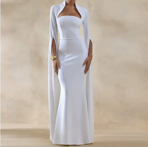 Women's Dress 2026 Spring Autumn New Solid Color Zipper Back Split Long Sleeve Slim Fit Temperament Bag Hip Long Dress
Women's Dress 2026 Spring Autumn New Solid Color Zipper Back Split Long Sleeve Slim Fit Temperament Bag Hip Long Dress