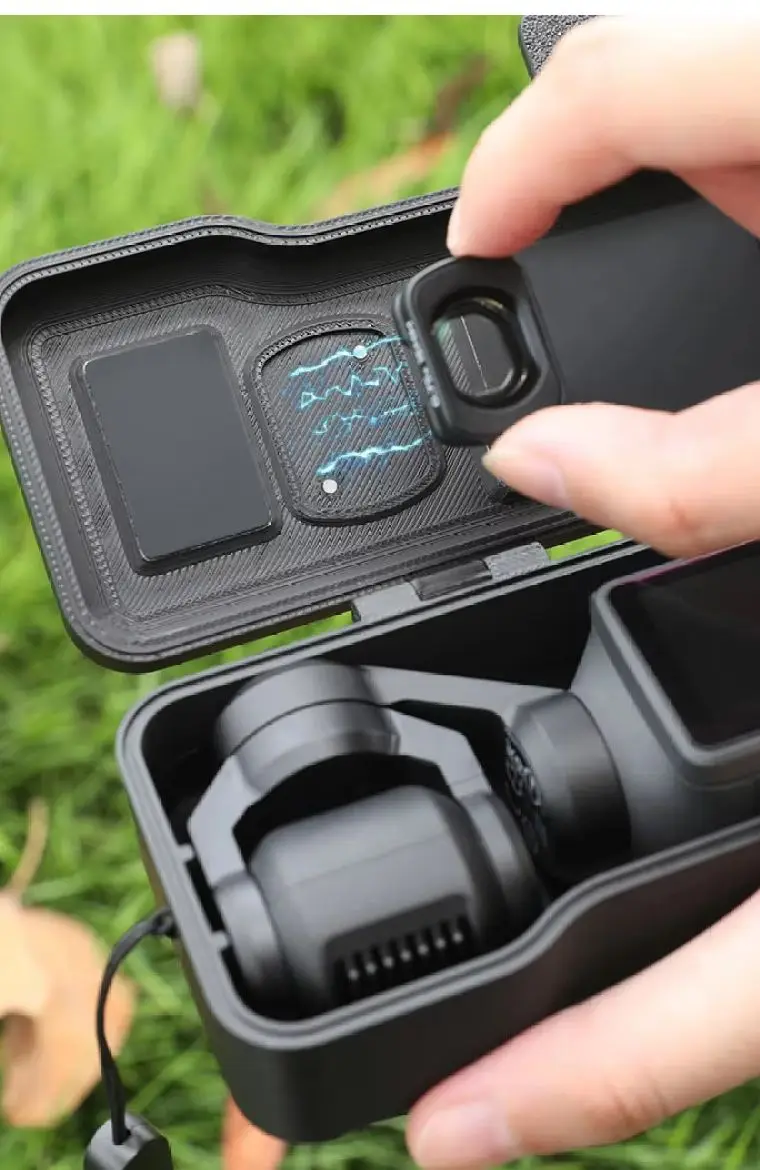 Magnetic Filter Storage Case For DJI Pocket 4 Flip Open Cover Drop Resistant Scratch Dust Proof Storage Case with Wrist Strap
Magnetic Filter Storage Case For DJI Pocket 4 Flip Open Cover Drop Resistant Scratch Dust Proof Storage Case with Wrist Strap