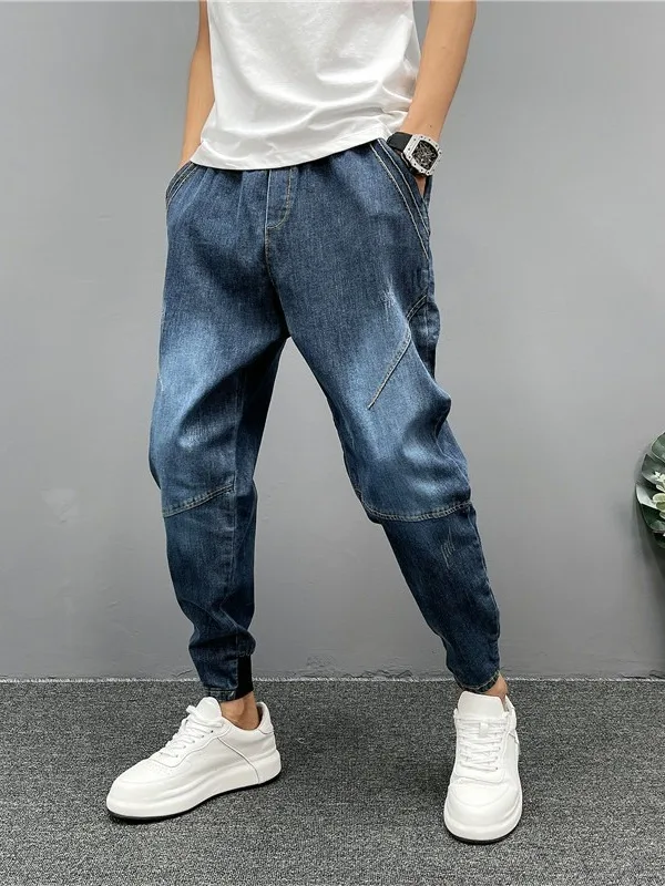 2026 New Dstring Denim Jeans Men's Faion Slim Fit Harem Pants Elastic Cuffed Loose Trousers Casual Comfortable Jeans
2026 New Dstring Denim Jeans Men's Faion Slim Fit Harem Pants Elastic Cuffed Loose Trousers Casual Comfortable Jeans
