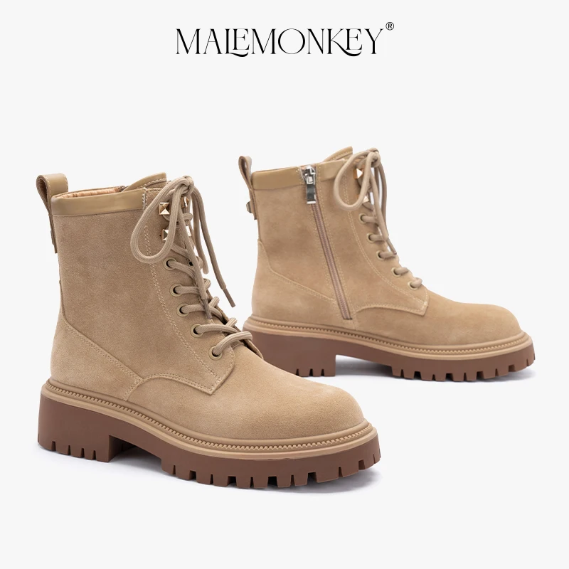 High Quality Genuine Leather Ankle Boots Women 2023 Fashion Platform Round Toe Zip Motorcycle Booties Lady Shoes Handmade
High Quality Genuine Leather Ankle Boots Women 2023 Fashion Platform Round Toe Zip Motorcycle Booties Lady Shoes Handmade