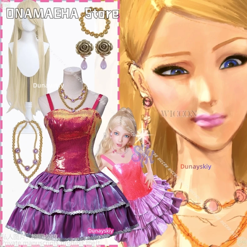 Jirai Kei Girls Lolita Halloween Cos Anime Dream Movie Houseeee Cosplay Fashion Hot Pink Mini Sling Top Sparkling Y2K Cake Dress
Jirai Kei Girls Lolita Halloween Cos Anime Dream Movie Houseeee Cosplay Fashion Hot Pink Mini Sling Top Sparkling Y2K Cake Dress