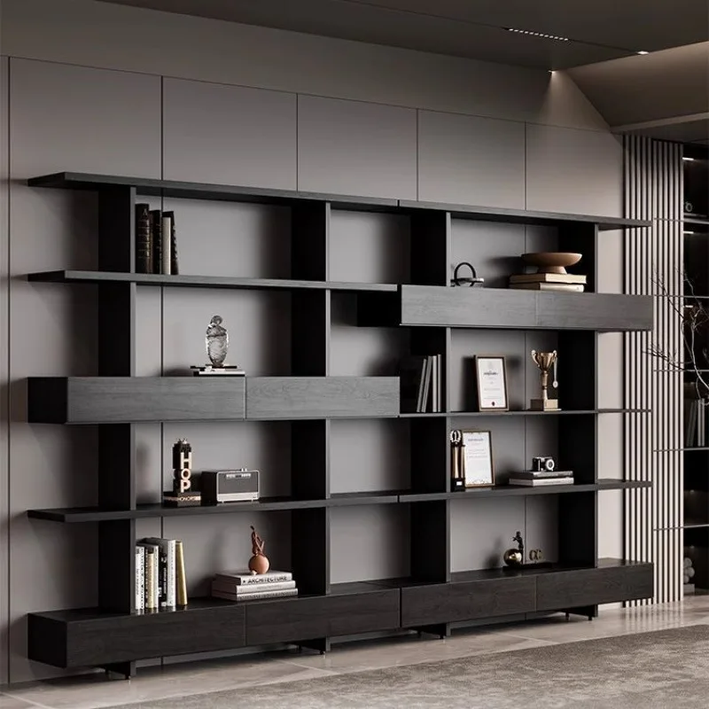 Modern visual wrought iron solid wood bookshelf file cabinet office wall floor rack multi-layer display display cabinet
Modern visual wrought iron solid wood bookshelf file cabinet office wall floor rack multi-layer display display cabinet