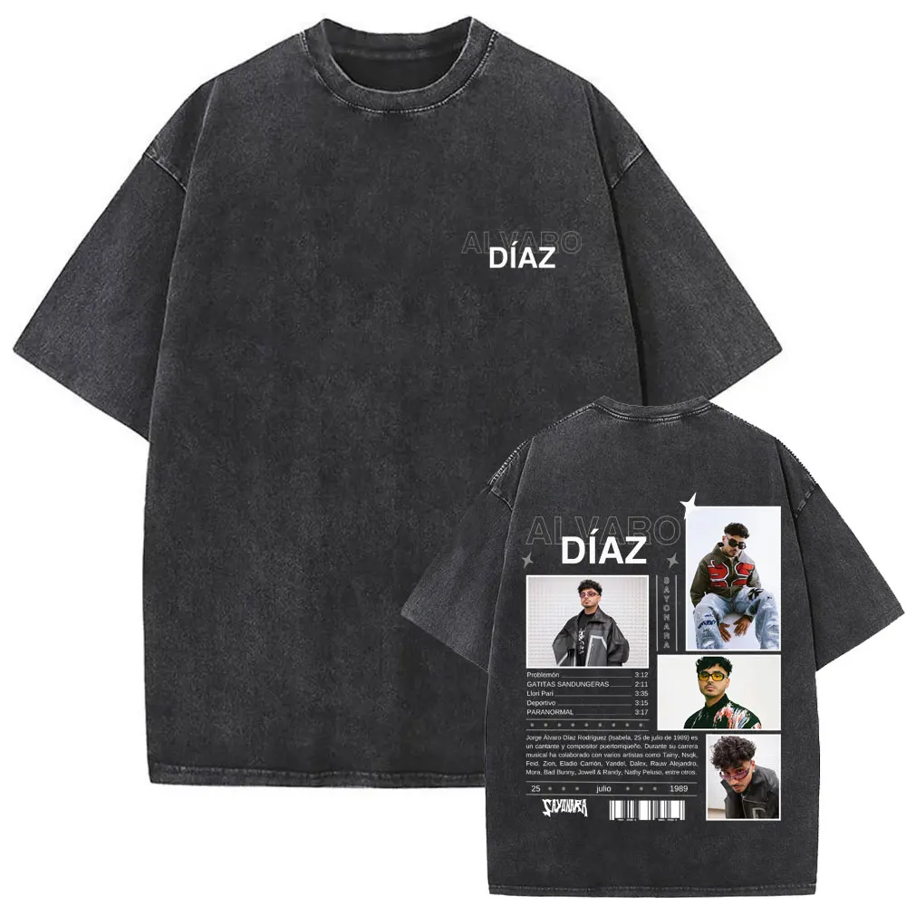 Alvaro Diaz Sayonara Album Washed T Shirts Men's Clothing Hip Hop Fashion Oversized Short Sleeve T-shirt Cotton Vintage T-shirts
Alvaro Diaz Sayonara Album Washed T Shirts Men's Clothing Hip Hop Fashion Oversized Short Sleeve T-shirt Cotton Vintage T-shirts