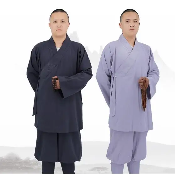Spring Chinese Buddhist Monk Robes Men Suit Shaolin Zen Meditation Clothing Tradition
Spring Chinese Buddhist Monk Robes Men Suit Shaolin Zen Meditation Clothing Tradition