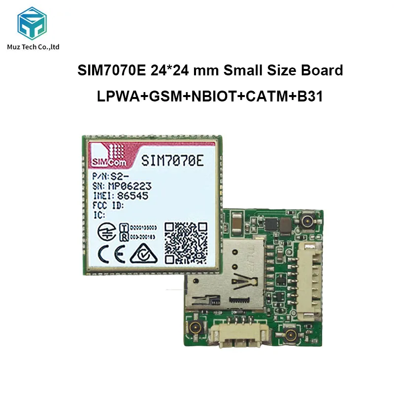 SIM7070E Макетная плата мини-размера IOT Беспроводная связь Модуль 4G LPWA GSM + NBIOT + CATM + B31 Комплект для коммутации основной платы
SIM7070E Макетная плата мини-размера IOT Беспроводная связь Модуль 4G LPWA GSM + NBIOT + CATM + B31 Комплект для коммутации основной платы