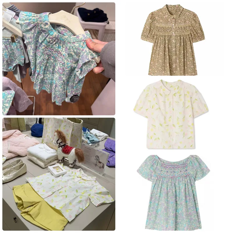 Pre-sale(ship April) 2026 BP Spring Summer Baby Girls Smocking Blouses Floral Print Shirts Smocking Dress for Girls Kids Clothes
Pre-sale(ship April) 2026 BP Spring Summer Baby Girls Smocking Blouses Floral Print Shirts Smocking Dress for Girls Kids Clothes