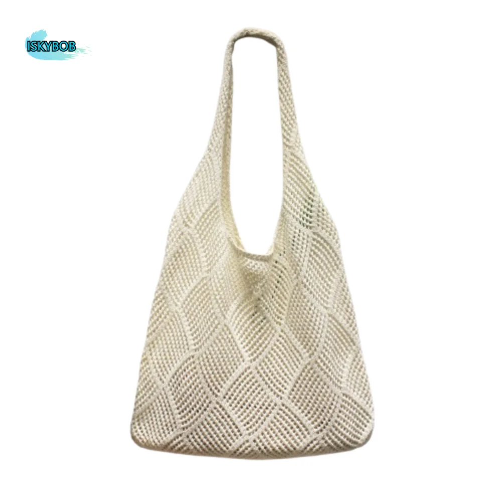 Big Purses Hollow Woven Knitted Handbag Fashion Casual Crochet Beach Bag Solid Color Large Capacity Shopping Tote Travel
Big Purses Hollow Woven Knitted Handbag Fashion Casual Crochet Beach Bag Solid Color Large Capacity Shopping Tote Travel