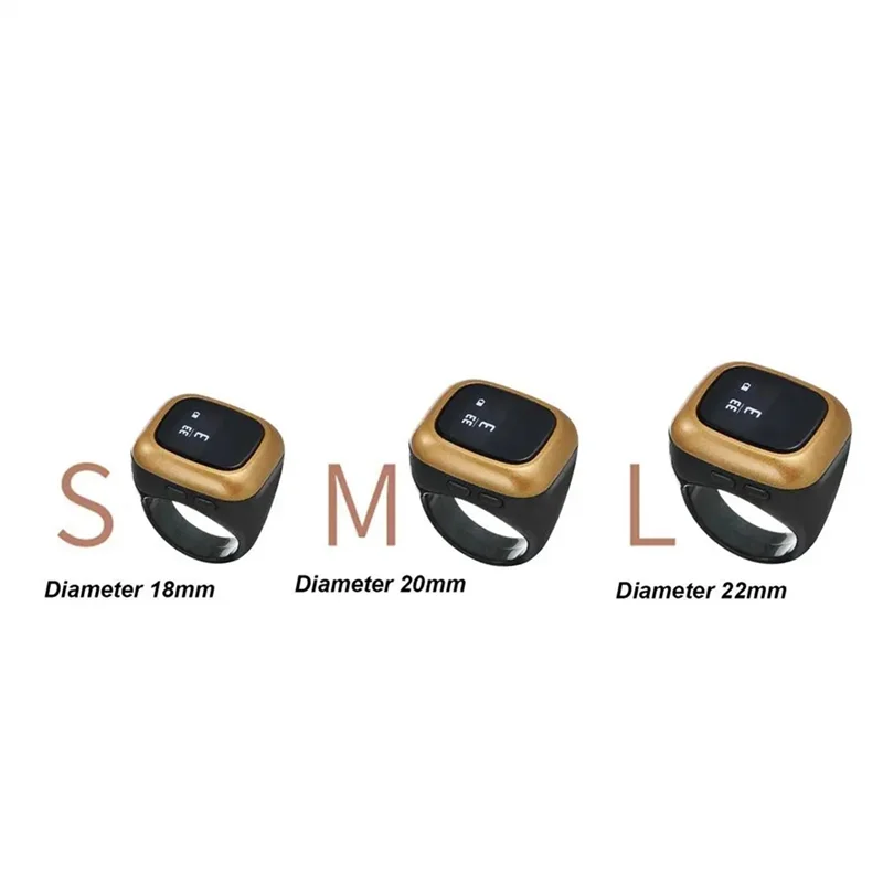 FFYY-Prayer Finger Counter Multifunctional Counter Ring Smart Digital Display Finger Counter Alarm Clock Al-Fatiha Counter
FFYY-Prayer Finger Counter Multifunctional Counter Ring Smart Digital Display Finger Counter Alarm Clock Al-Fatiha Counter