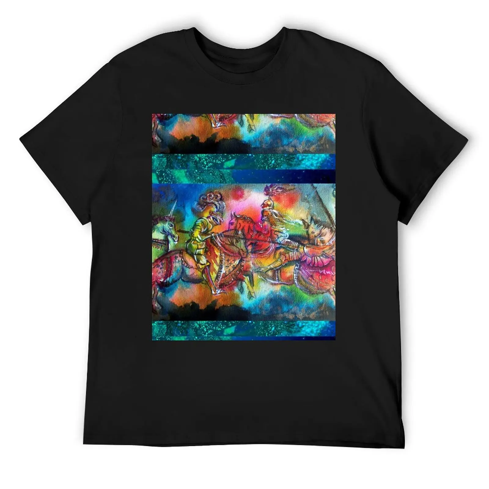 CHANSON DE ROLAND/ COMBAT OF MEDIEVAL KNIGHTS HORSEBACK IN TOURNMENT Watercolor T-Shirt man t shirt new edition men clothings
CHANSON DE ROLAND/ COMBAT OF MEDIEVAL KNIGHTS HORSEBACK IN TOURNMENT Watercolor T-Shirt man t shirt new edition men clothings