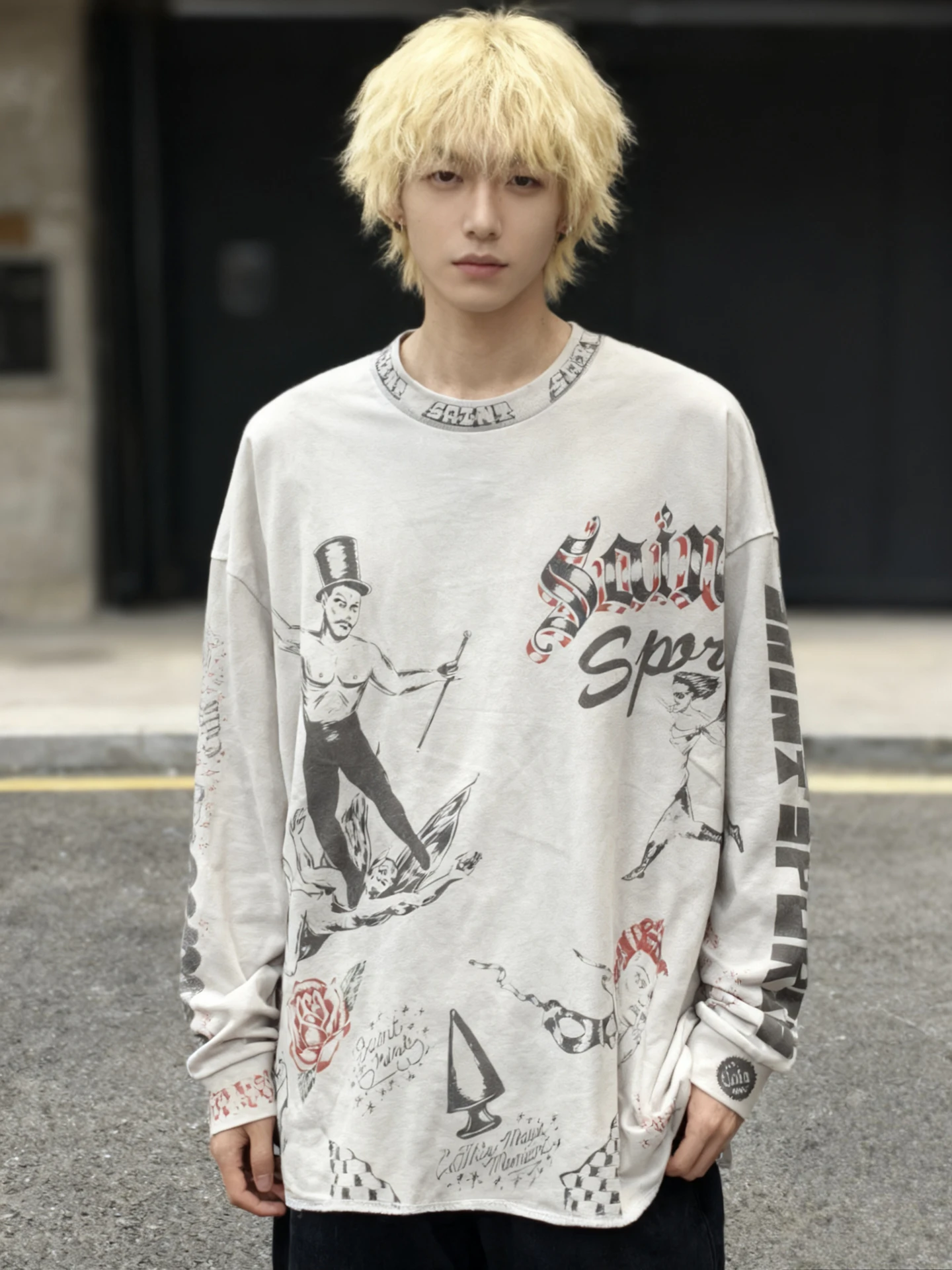 Свободная футболка с длинным рукавом в американском уличном стиле, винтажная, из хлопка, молодежная, повседневная, с круглым вырезом
Свободная футболка с длинным рукавом в американском уличном стиле, винтажная, из хлопка, молодежная, повседневная, с круглым вырезом