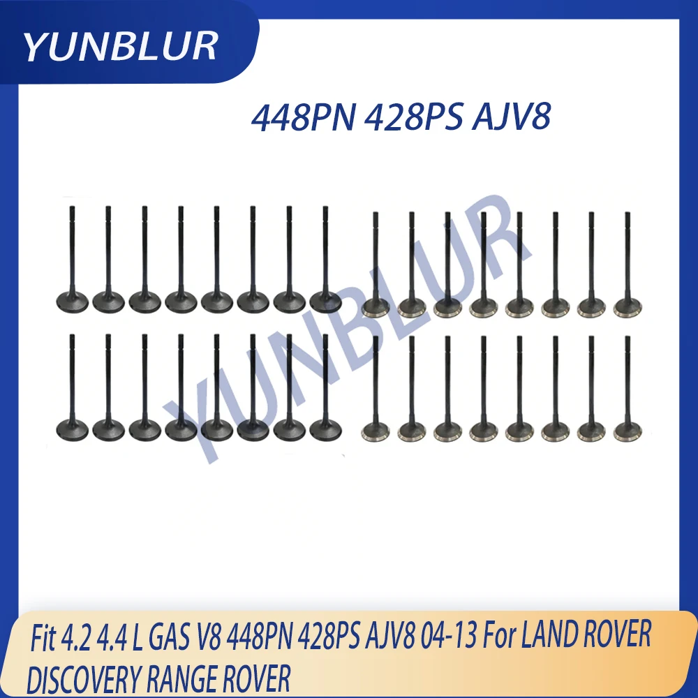 32pcs 448PN 428PS AJV8 Engine Parts Intake & Exhaust Valve Kit Fit 4.2 4.4 L GAS V8 04-13 For LAND ROVER DISCOVERY RANGE ROVER
32pcs 448PN 428PS AJV8 Engine Parts Intake & Exhaust Valve Kit Fit 4.2 4.4 L GAS V8 04-13 For LAND ROVER DISCOVERY RANGE ROVER