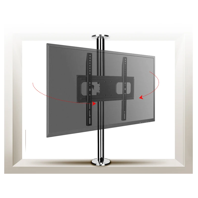 BG11-M NEW 360 Rotate 23-55 Inch Stainless Steel LCD TV Stand Mount Bracket in Partition Wall Height Adjust 86-114cm 
BG11-M NEW 360 Rotate 23-55 Inch Stainless Steel LCD TV Stand Mount Bracket in Partition Wall Height Adjust 86-114cm