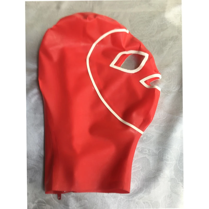 Latex Hood with Open Big Eyes Back Zip Latex Mask Rubber Hood for Party Wear Cosplay Costumes
Latex Hood with Open Big Eyes Back Zip Latex Mask Rubber Hood for Party Wear Cosplay Costumes
