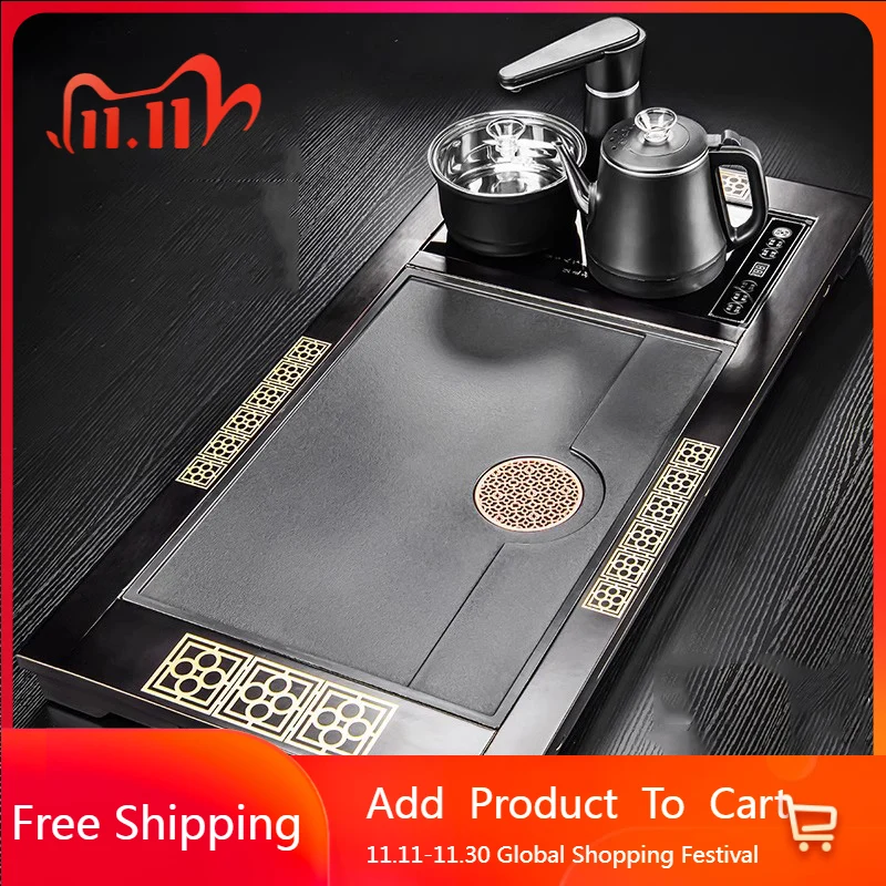 Black Serving Tea Tray Wooden Valet Drip Drainage Decorative Accessories Tea Tray Kitchen Living Room Bandejas Home Decorationgs
Black Serving Tea Tray Wooden Valet Drip Drainage Decorative Accessories Tea Tray Kitchen Living Room Bandejas Home Decorationgs