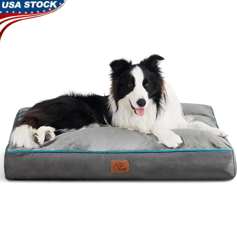 Waterproof Dog Bed Large Pets with 4 Inch Thick Cushion Removable Cover Washable and Stain Resistant
Waterproof Dog Bed Large Pets with 4 Inch Thick Cushion Removable Cover Washable and Stain Resistant