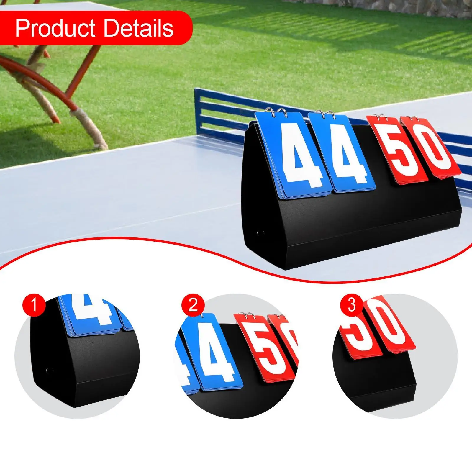 Multi Sports Scoreboard Table Score Flipper 4 digits Lightweight Flip Score Keeper for Games Soccer Volleyball Competition
Multi Sports Scoreboard Table Score Flipper 4 digits Lightweight Flip Score Keeper for Games Soccer Volleyball Competition