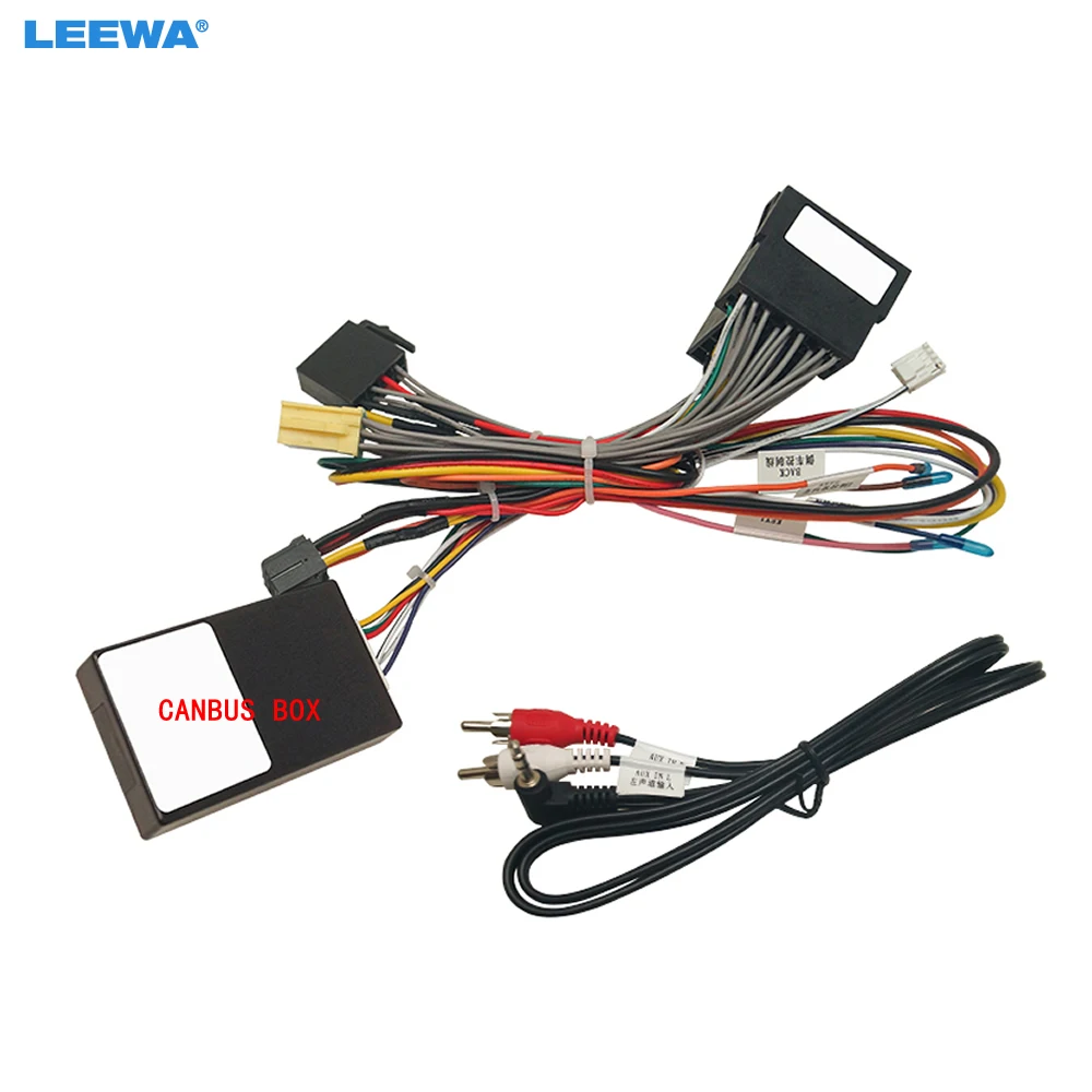 LEEWA Car 16pin Audio Wiring Harness Canbus Box For Hyundai Genesis Coupe 09-12 Aftermarket Stereo Installation Wire Adapter
LEEWA Car 16pin Audio Wiring Harness Canbus Box For Hyundai Genesis Coupe 09-12 Aftermarket Stereo Installation Wire Adapter