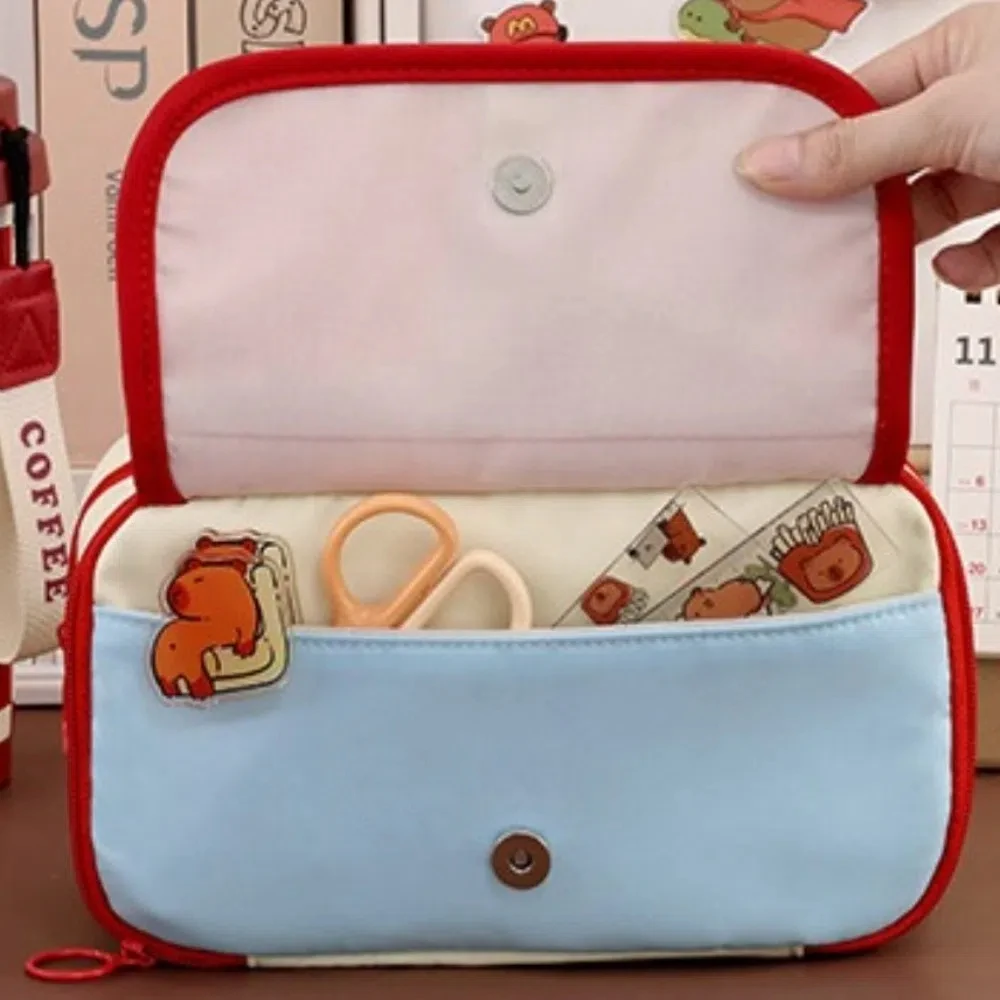 Creative Large Capacity Canvas Pencil Case Zipper Portable Pencil Bag Multi Layers Holder Stationery Storage Bag Student
Creative Large Capacity Canvas Pencil Case Zipper Portable Pencil Bag Multi Layers Holder Stationery Storage Bag Student