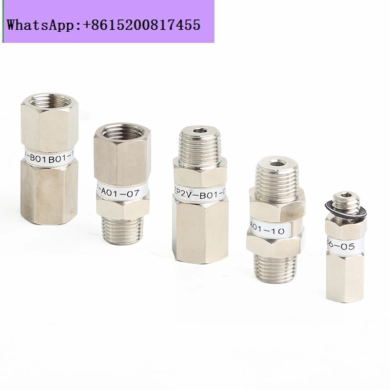 10 шт. логический клапан вакуумного патрона ZP2V-A5/A8-B5/B6/B01-03 05 07 10 односторонний предохранительный обратный клапан
10 шт. логический клапан вакуумного патрона ZP2V-A5/A8-B5/B6/B01-03 05 07 10 односторонний предохранительный обратный клапан