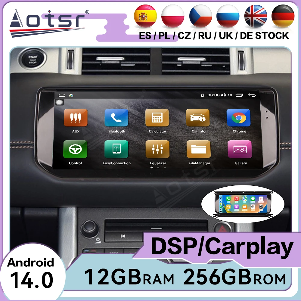 Touch Screen Android 14 Auto Multimedia Car Radio For Land Rover Aurora 2014-2018 Car GPS Navigation Audio Stereo Head Unit
Touch Screen Android 14 Auto Multimedia Car Radio For Land Rover Aurora 2014-2018 Car GPS Navigation Audio Stereo Head Unit