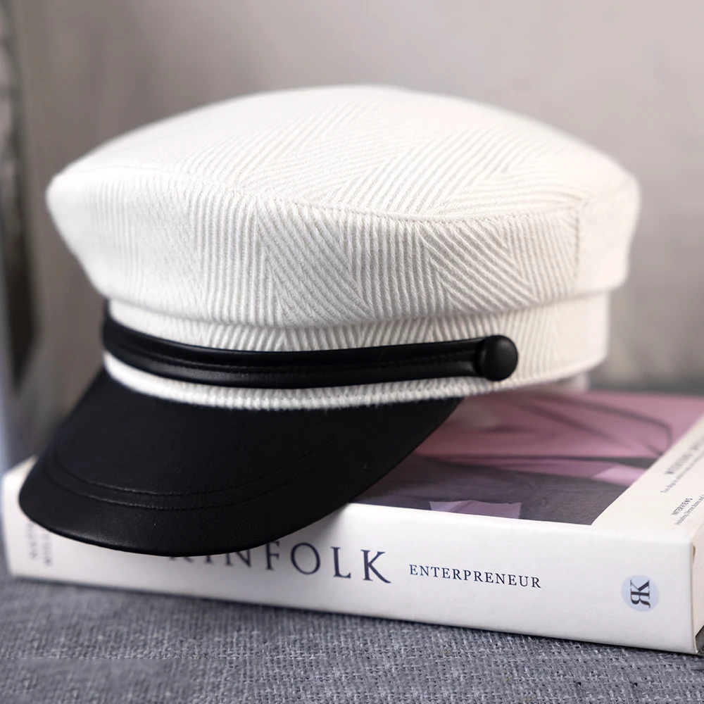 New Simple Unisex Black White Flat Navy Hat Cap Women Men Berets Hot Sale Street Style Beret Caps Brand Hats Fishing Cap FDM06
New Simple Unisex Black White Flat Navy Hat Cap Women Men Berets Hot Sale Street Style Beret Caps Brand Hats Fishing Cap FDM06