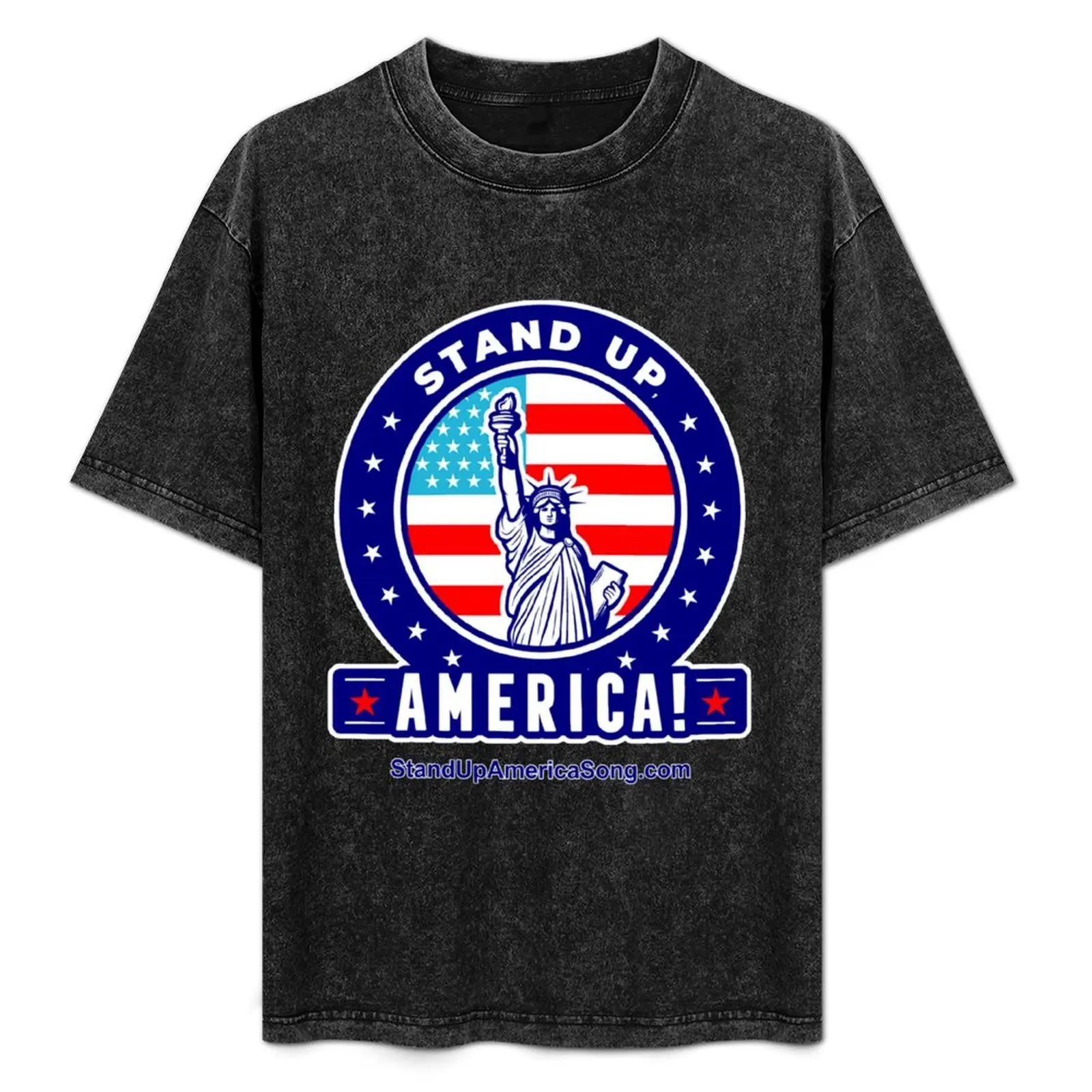 Stand Up, America! with slogan for Large Prints mostly for dark backgrounds T-Shirt Plus Size Solid Color T-Shirt
Stand Up, America! with slogan for Large Prints mostly for dark backgrounds T-Shirt Plus Size Solid Color T-Shirt
