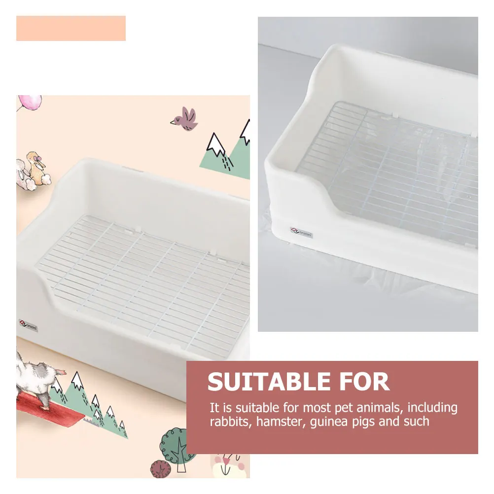 Pet Toilet Bunny Litter Box Rabbit Supplies Little Tray Large 5203 White Reusable Durable Low Entry Easy Clean Suitable Rabbits
Pet Toilet Bunny Litter Box Rabbit Supplies Little Tray Large 5203 White Reusable Durable Low Entry Easy Clean Suitable Rabbits