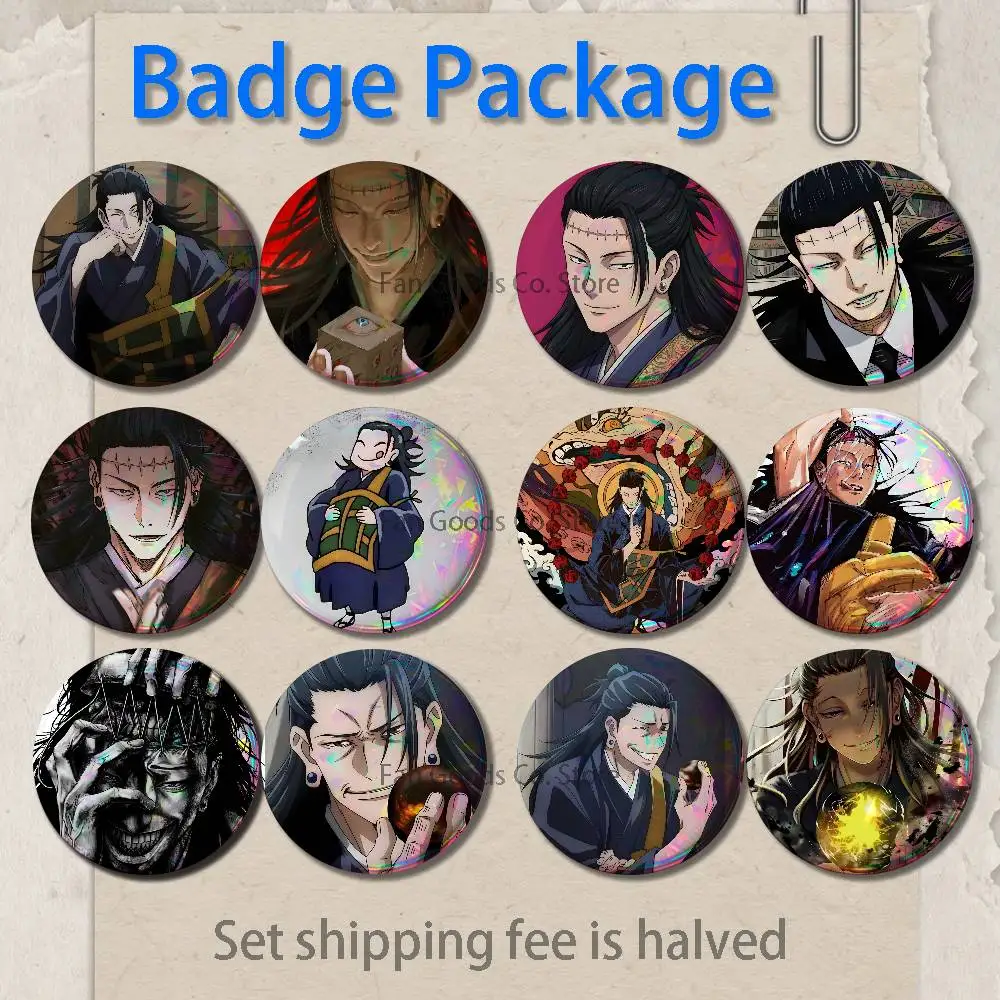 Anime K-Kenjaku Brooches for Backpack Accessories 25,32,44,58,75mm Round Enamel Pins 2-piece set Cartoon Anime Badge
Anime K-Kenjaku Brooches for Backpack Accessories 25,32,44,58,75mm Round Enamel Pins 2-piece set Cartoon Anime Badge