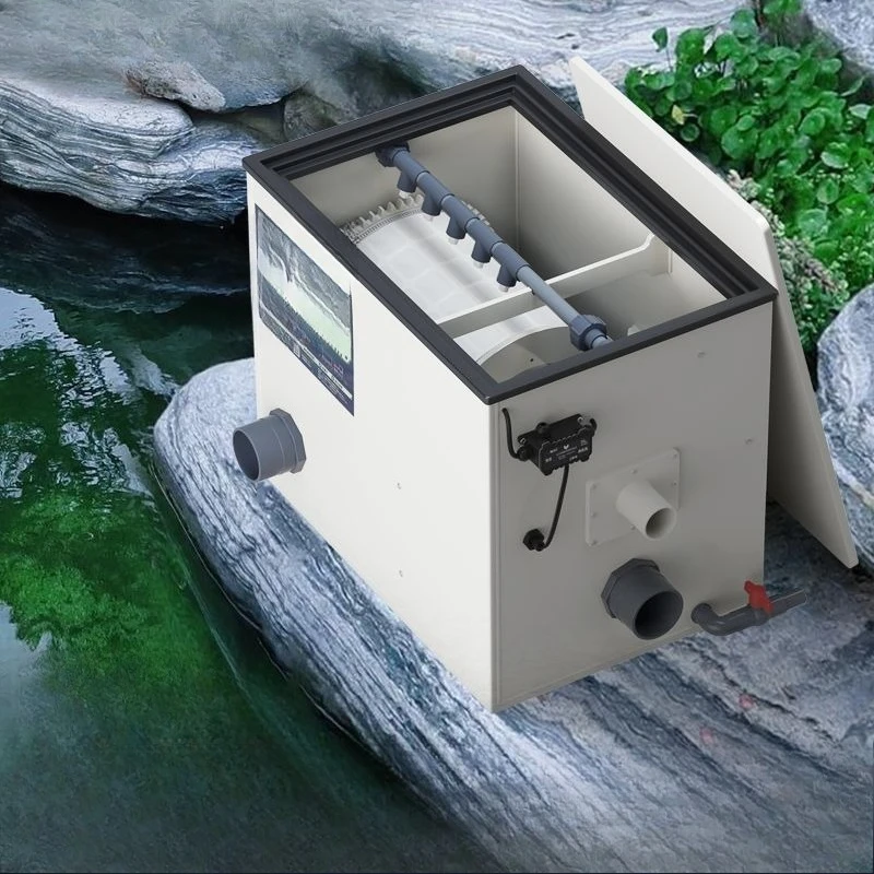 Microfilter fish pond filter aquaculture water circulation system
Microfilter fish pond filter aquaculture water circulation system