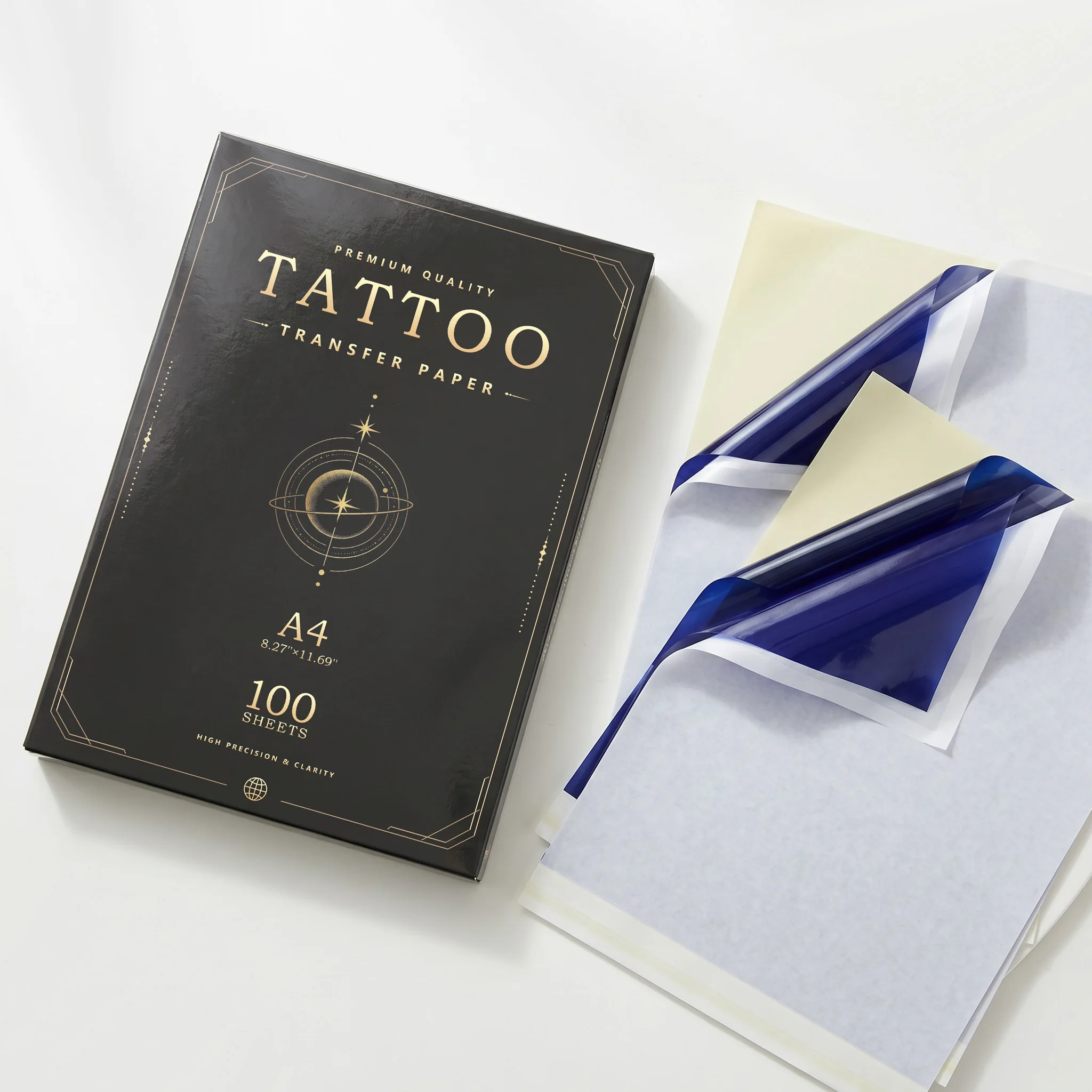 XNET High Quality Tattoo Transfer Paper 100pcs A4 Tattoo Stencil Paper Copy Paper Thermal Paper for Tattoo Transfer Machine
XNET High Quality Tattoo Transfer Paper 100pcs A4 Tattoo Stencil Paper Copy Paper Thermal Paper for Tattoo Transfer Machine