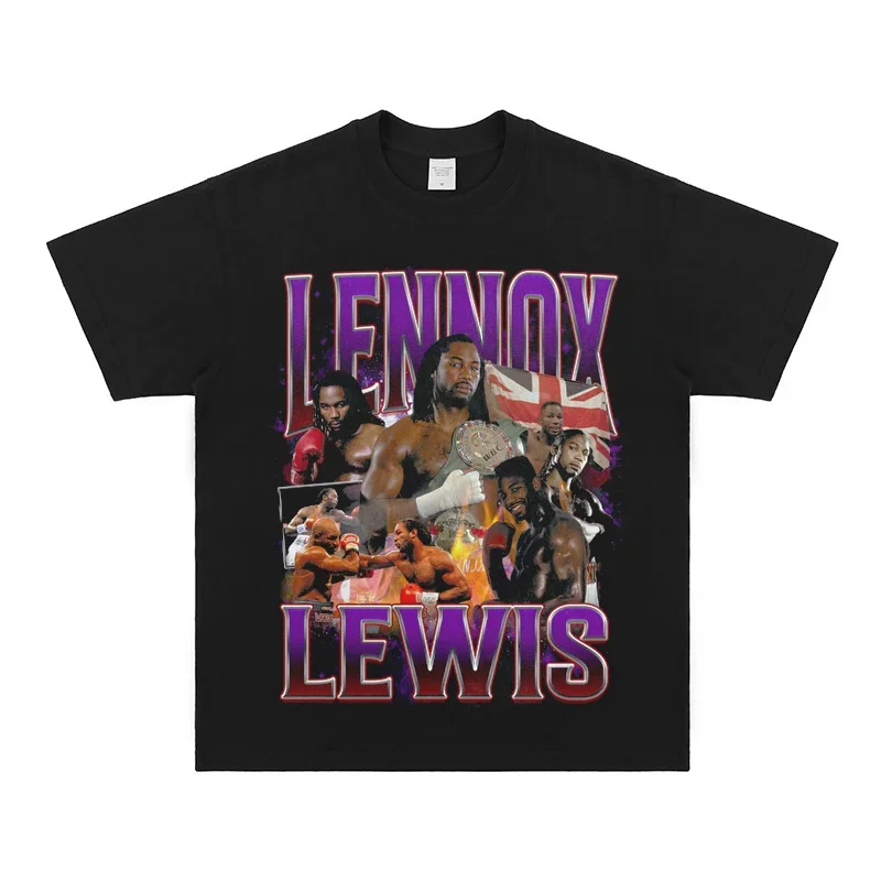 Lennox Lewis Boxing Legend T-Shirt Premium Cotton Short Sleeve Oversized Crew Neck Harajuku Combat Streetwear Timeless Unisex
Lennox Lewis Boxing Legend T-Shirt Premium Cotton Short Sleeve Oversized Crew Neck Harajuku Combat Streetwear Timeless Unisex