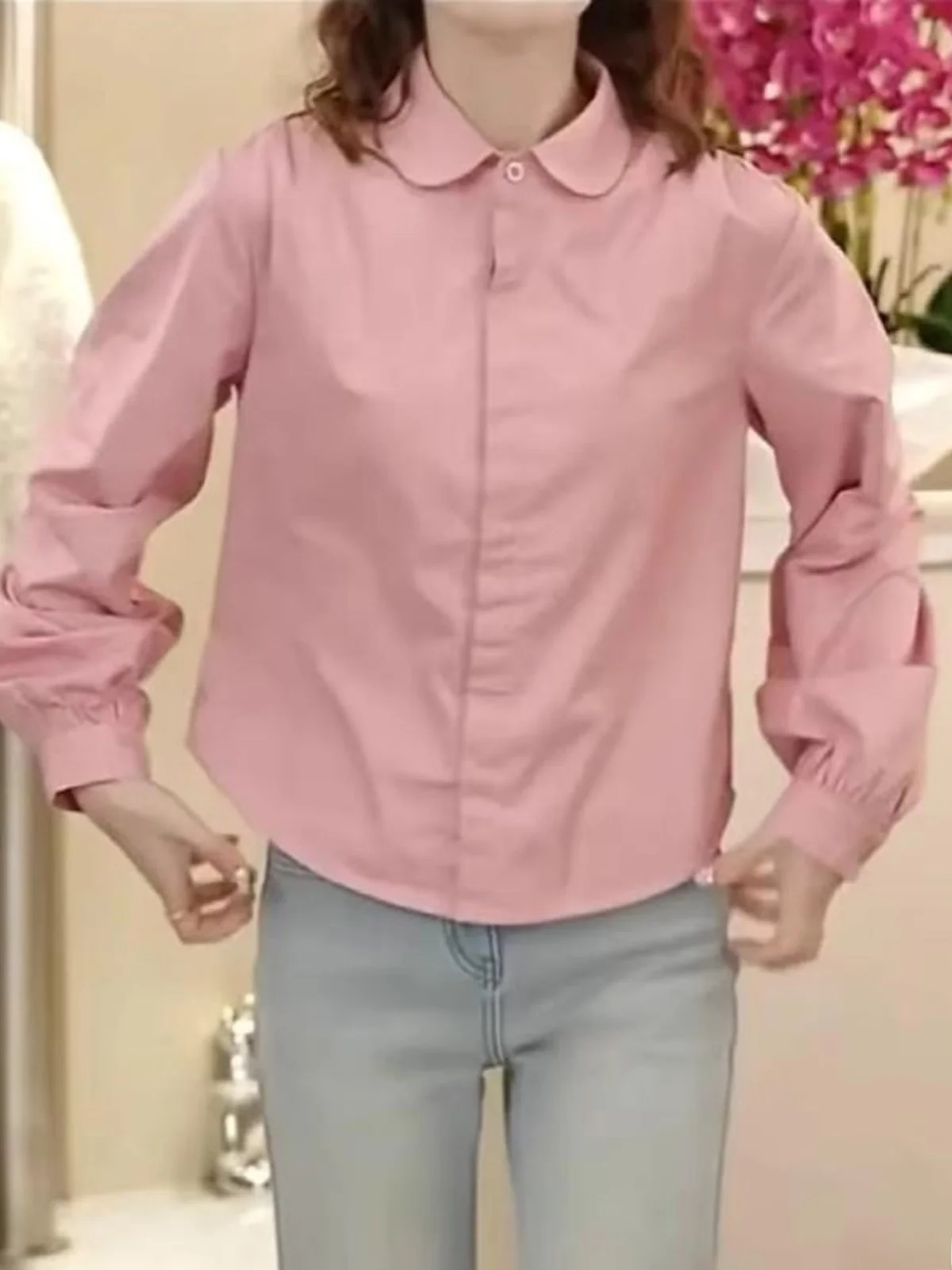 Slimming Casual Long Sve irt Thin Faionable Spring Loose Women's plus Size Comfortable Breathable Casual Sle Top
Slimming Casual Long Sve irt Thin Faionable Spring Loose Women's plus Size Comfortable Breathable Casual Sle Top