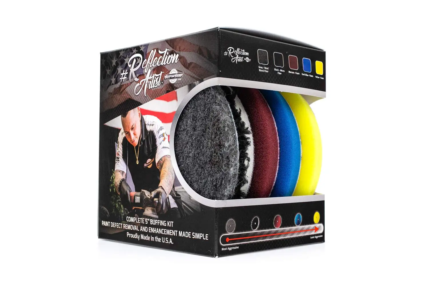 Complete 5 Inch Buffing Pad Set For Paint Correction And Enhancement – Five Assorted Pads Included
Complete 5 Inch Buffing Pad Set For Paint Correction And Enhancement – Five Assorted Pads Included