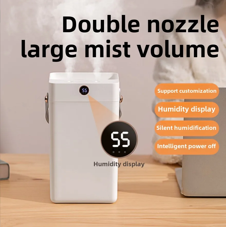 Портативный увлажнитель воздуха большой емкости 3 л и двойными насадками для дома и офиса
Портативный увлажнитель воздуха большой емкости 3 л и двойными насадками для дома и офиса