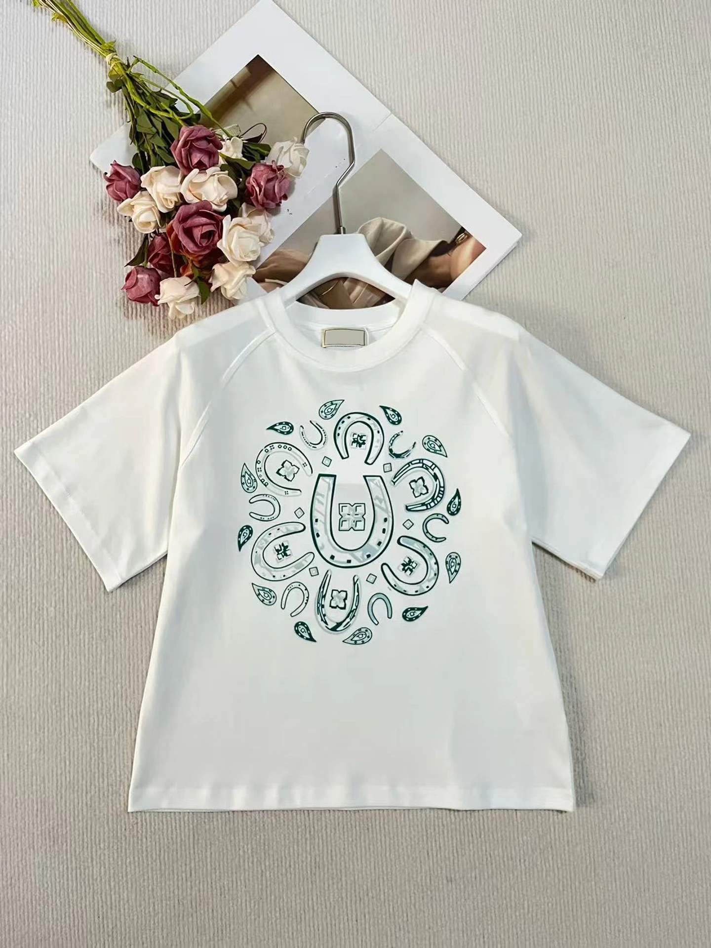 Casual round Neck Short Sleeve T-Shirt Women's Loose Fit Printed Summer New Arrival Cotton Breathable Comfortable Ladies Top
Casual round Neck Short Sleeve T-Shirt Women's Loose Fit Printed Summer New Arrival Cotton Breathable Comfortable Ladies Top
