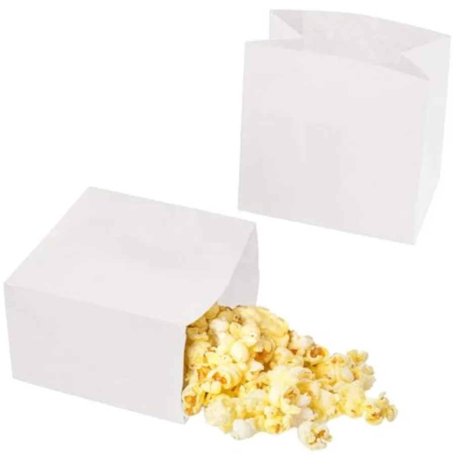Small White Paper Bags for Snacks, 50 Pack, Greaseproof Kraft Paper Bags, Recyclable, and Biodegradable, Mini Paper Wrappers Fo
Small White Paper Bags for Snacks, 50 Pack, Greaseproof Kraft Paper Bags, Recyclable, and Biodegradable, Mini Paper Wrappers Fo