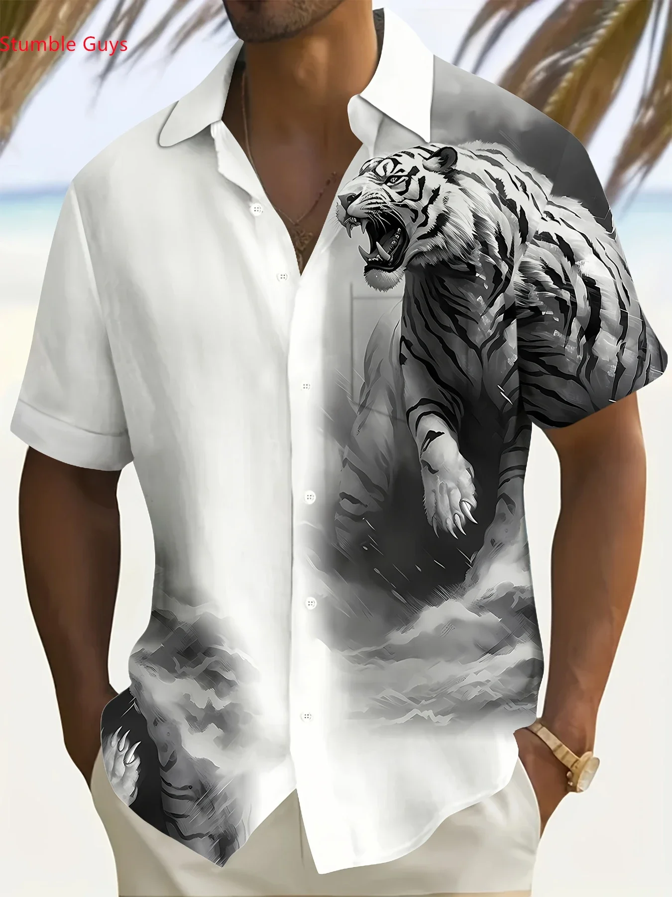 High Street Fashion Beach Hawaiian Shirt For Men Summer Man Short Sleeve Casual Print Street Style Party Outfits
High Street Fashion Beach Hawaiian Shirt For Men Summer Man Short Sleeve Casual Print Street Style Party Outfits