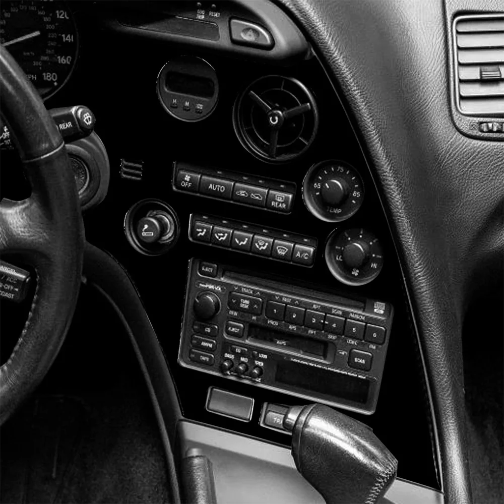 For Toyota Supra A80 MK4 1993-1999 Piano Black Central Air Conditioning Vent Radio Control Panel Cover Car Accessories Sticker
For Toyota Supra A80 MK4 1993-1999 Piano Black Central Air Conditioning Vent Radio Control Panel Cover Car Accessories Sticker