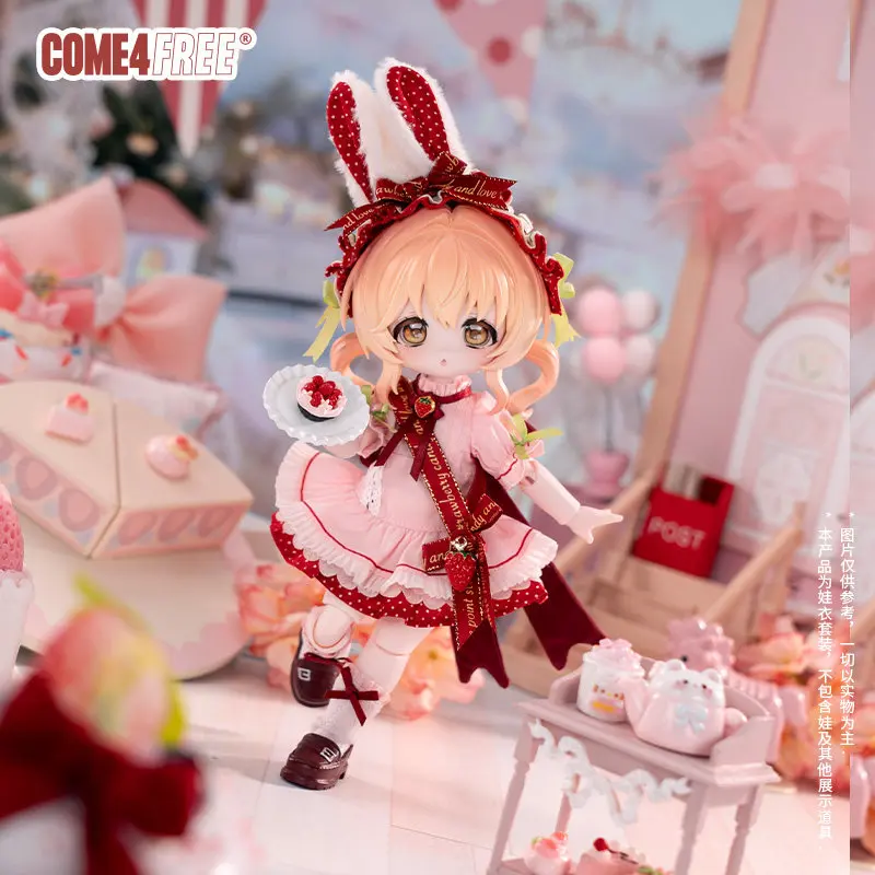 New Come4free Bjd Clothes For Bonnie Bunny Strawberry Bunny Red Polka Dot Pink Lolita Dress Outfit Set Only Clothes No Doll
New Come4free Bjd Clothes For Bonnie Bunny Strawberry Bunny Red Polka Dot Pink Lolita Dress Outfit Set Only Clothes No Doll