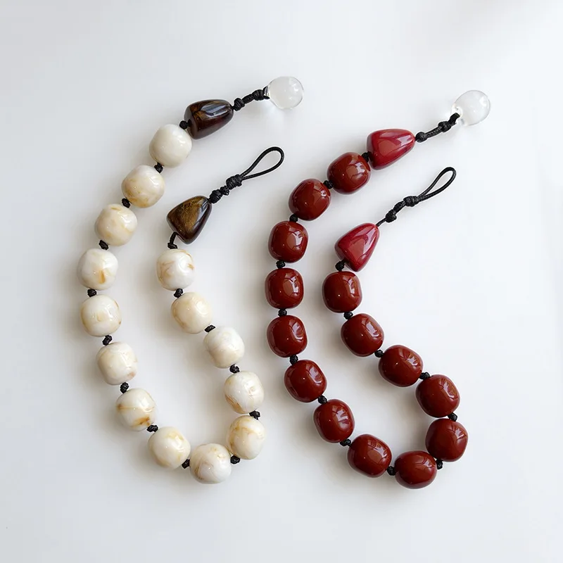 Big Acrylic Beads Strand Necklace for Women Short Chain Retro Red Vibrant Stacked Texture Irregular Beads Clavicle Chain Choker
Big Acrylic Beads Strand Necklace for Women Short Chain Retro Red Vibrant Stacked Texture Irregular Beads Clavicle Chain Choker