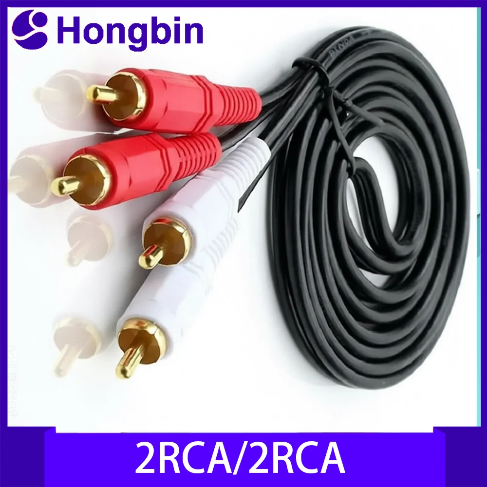 2RCA to 2RCA Dual Lotus Audio Cable Red White 2 RCA Head Stereo Sound Connection Line for Amplifier TV Speakers
2RCA to 2RCA Dual Lotus Audio Cable Red White 2 RCA Head Stereo Sound Connection Line for Amplifier TV Speakers